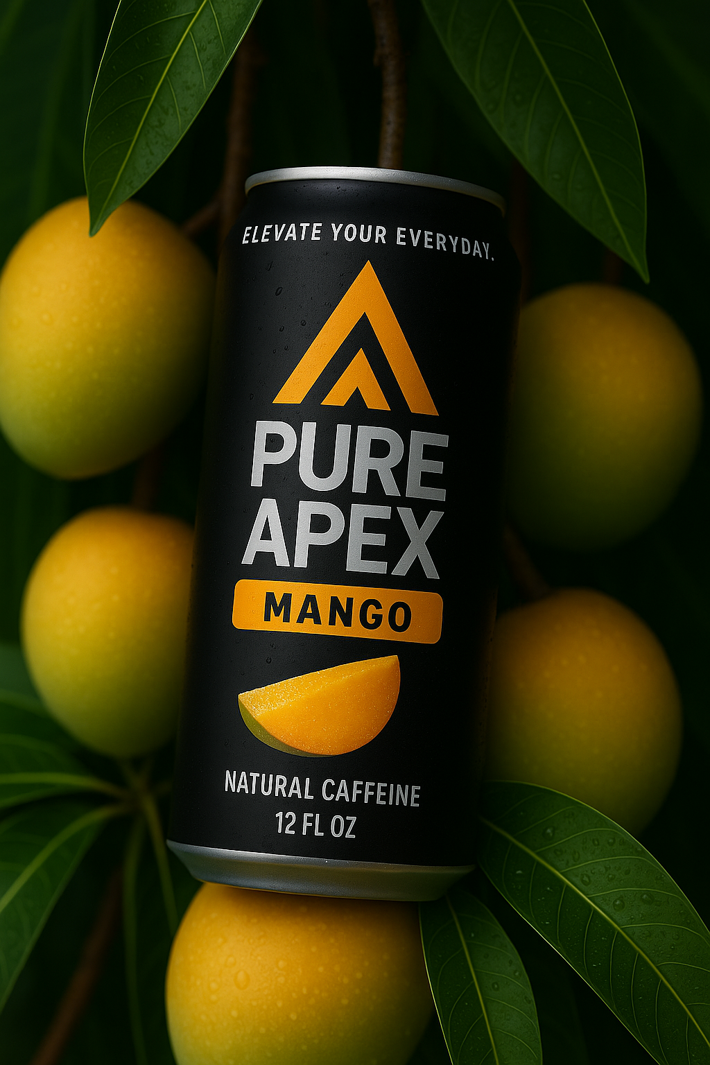 Pure Apex Mango Energy Drink Can